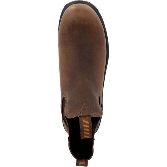 Georgia Boot FLXpoint Ultra GB00553 Women's 14 Brown Waterproof Chelsea ZPO630 - Picture 12 of 14